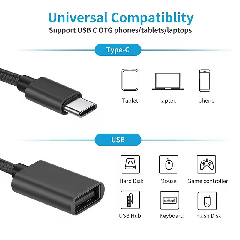 USB C to USB OTG Data Cable Ad - Photography Kit Xiaomi avis et prix