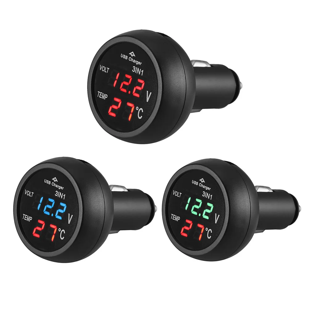 3 in 1 12/24V Car Volt Meter W - Light Meter Incident avis et prix