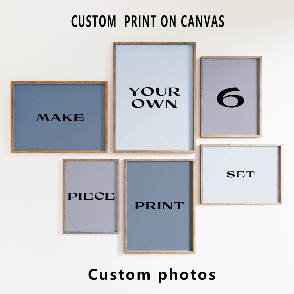 6pcs/set Custom Canvas Prints  - Photography Style avis et prix