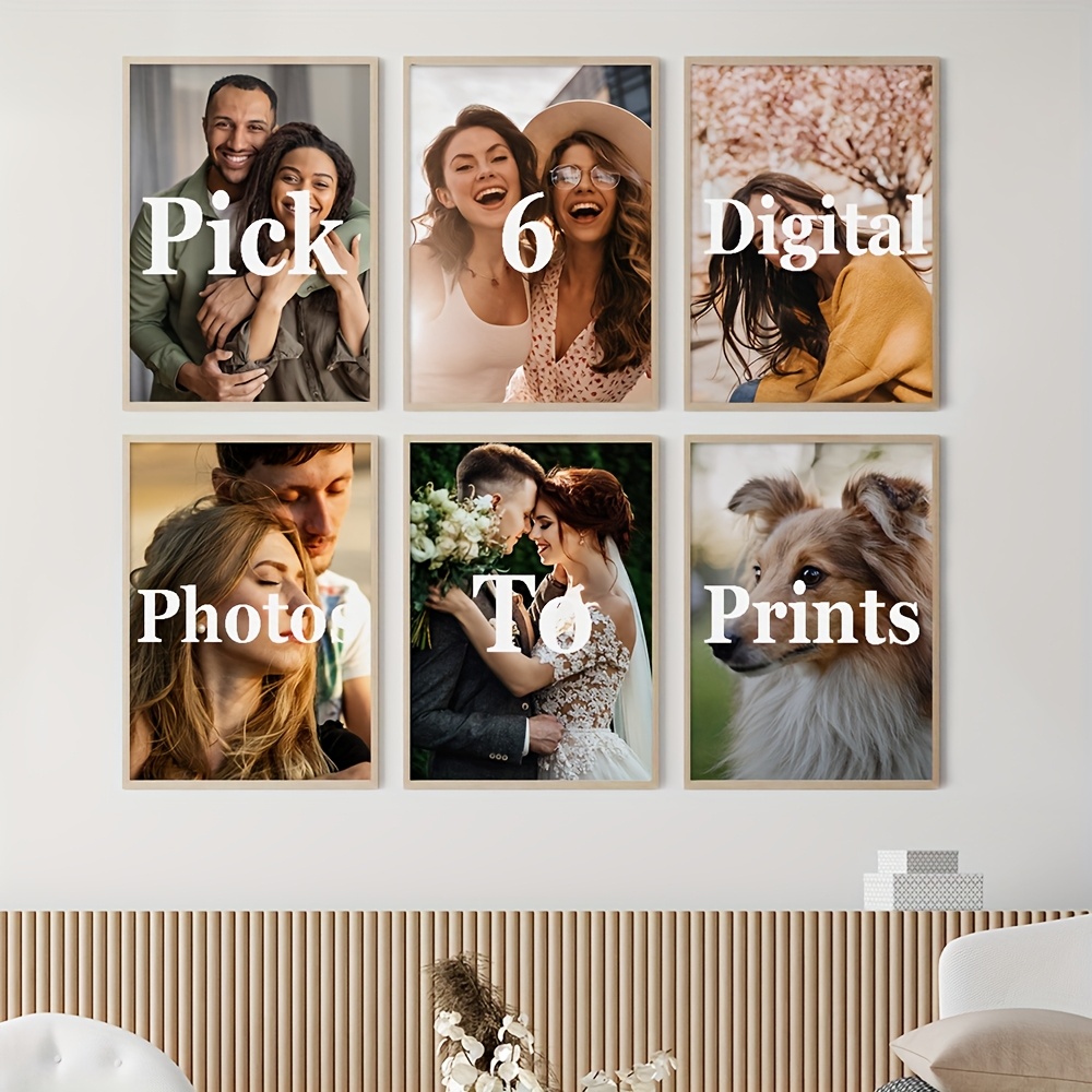 6pcs/set Custom Canvas Prints  - Photography Style avis et prix