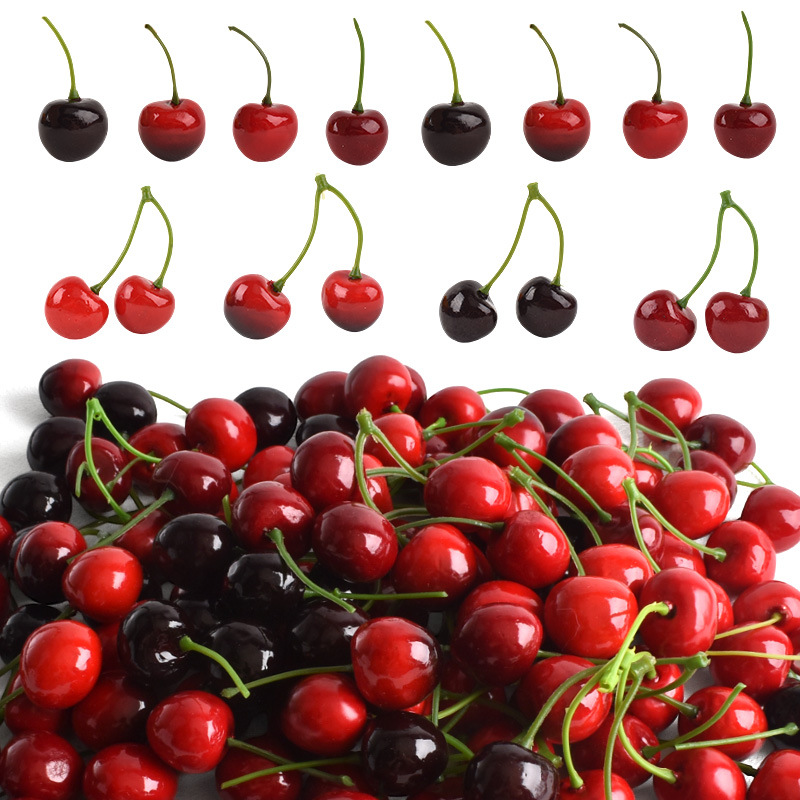10Pcs Artificial Cherry Fake F - Photography Food avis et prix