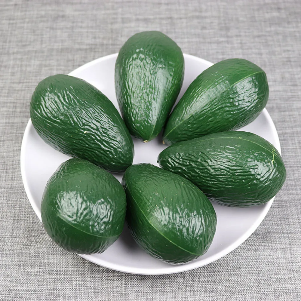 6pcs Artificial Avocado Model  - Photography Food avis et prix